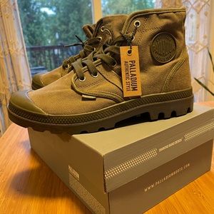 Mens Canvas Boots